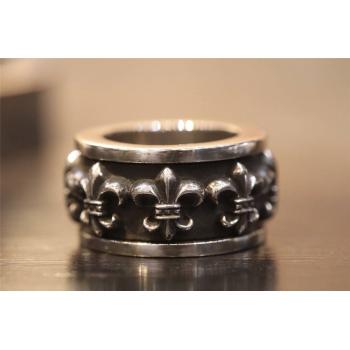 Chrome hearts CH北京克罗心专柜价格童军花旋转戒指R035