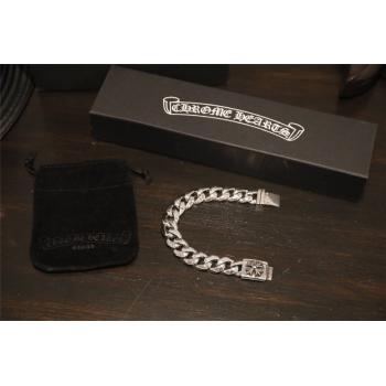 Chrome hearts CH克罗心官方网站专卖店十字花压舌光身手链H062