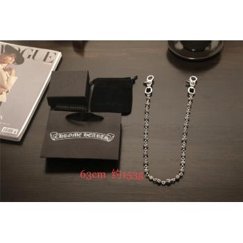 Chrome hearts CH克罗心官网双勾扣六元素圆珠裤链包链腰链L036