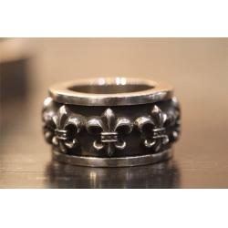 Chrome hearts CH北京克罗心专柜价格童军花旋转戒指R035