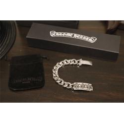 Chrome hearts CH香港克罗心价格六芒星压舌间花手链H057