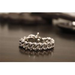 Chrome hearts CH克罗心正品代购勾扣全花手链H022