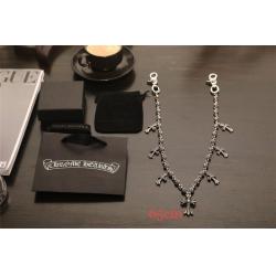 Chrome hearts CH克罗心官网双勾扣圆珠十字吊坠裤链包链腰链L013