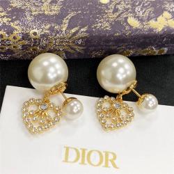 DIOR迪奥国外奢侈品网站Tribales心形珍珠耳环