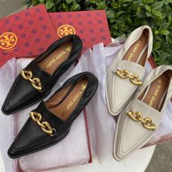 tory burch/托里伯奇TB官网女鞋JESSA POINTY-TOE系列乐福鞋