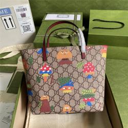 GUCCI正品古奇官网新款儿童森林印花购物袋410812