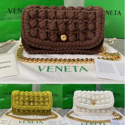 Bottega Veneta葆蝶家bv女包官网价格Crochet Bag编织链条包