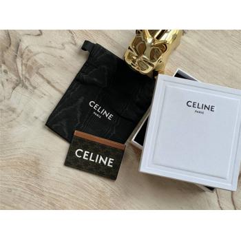 赛琳包包CELINE印花TRIOMPHE人造革卡包10B702