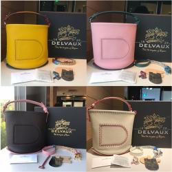 Delvaux/德尔沃香港官网包包mini Pin D字型水桶包