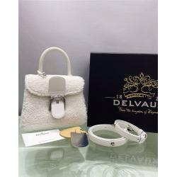Delvaux/德尔沃香港官网羊毛Brillant Mini Sweet Cloud手提包