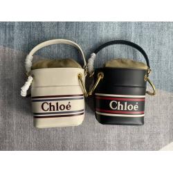 chloe蔻依包包价格和图片Roy Bucket Bag丝印大LOGO水桶包