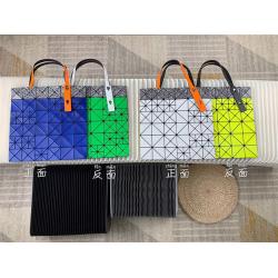 ISSEY MIYAKE三宅一生上海专柜官网新款双面拼色像素6格手提包