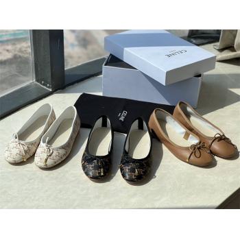 Celine/赛琳官网LES BALLERINES TRIOMPHE芭蕾舞平底鞋343213557/343213560