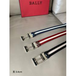 BALLY/巴利中国官网男士皮带织物条纹针扣 35 腰带