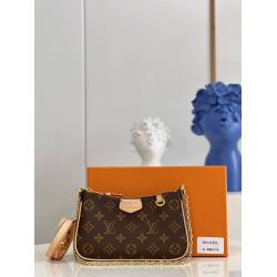 LV EASY POUCH ON STRAP老花手袋M80349