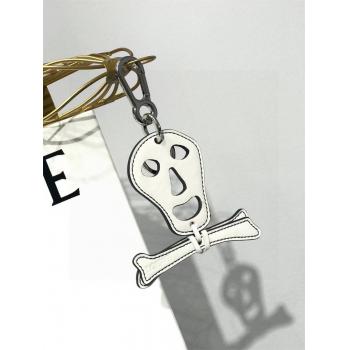罗意威LOEWE官网代购Leather skull key ring骷髅包饰挂件钥匙扣