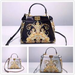 芬迪范思哲Versace by Fendi 8BN244 Fendace PEEKABOO联名款小猫包6079