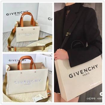 Givenchy纪梵希BB50N0B/BB50N2B 迷你/中号G-Tote帆布托特包