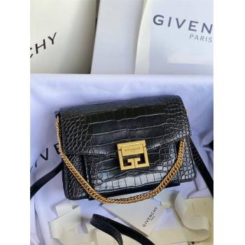 Givenchy纪梵希BB501CB 小号GV3鳄鱼纹链条包