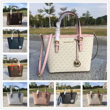 Michael Kors MK包包官网 Jet Set Trave小号老花拉链购物袋