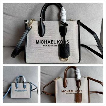 Michael Kors MK Mirella 小号帆布斜挎包托特包