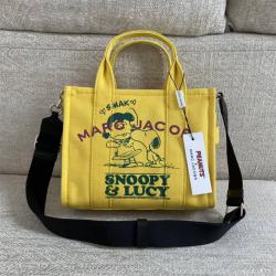 Marc Jacobs MJ Snoopy史努比联名帆布迷你托特包