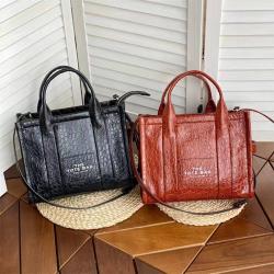 Marc Jacobs MJ 鳄鱼纹石头纹小号托特包