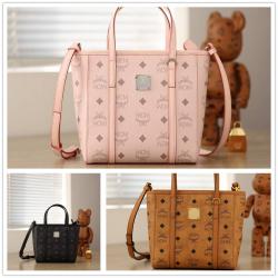 MCM MINI TONI VISETOS菜篮子拉链购物袋MWPAATN04