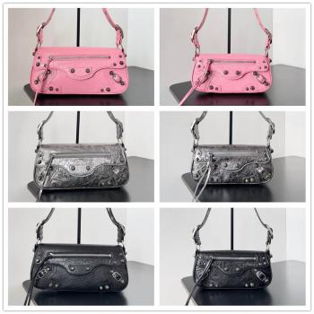 Balenciaga巴黎世家香港官网7716702/7716402 LE CAGOLE XS/小号腋下包法棍包