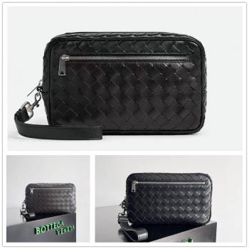 bottega veneta BV葆蝶家正品官网777390 Intrecciato编织腕带手拿包