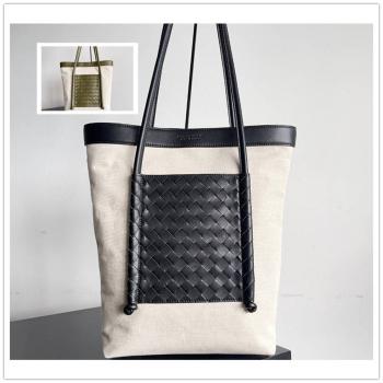 bottega veneta BV葆蝶家755775 Portello Tote 小号帆布托特包