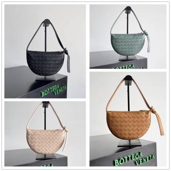 bottega veneta BV葆蝶家中文官网763747迷你Sunrise肩背包月牙包
