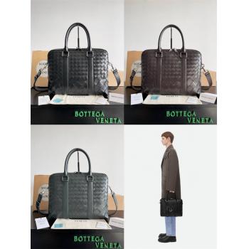 bottega veneta BV葆蝶家778081 男士真皮编织公文包