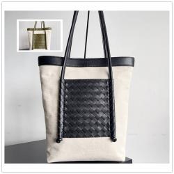 bottega veneta BV葆蝶家755775 Portello Tote 小号帆布托特包
