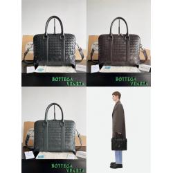 bottega veneta BV葆蝶家778081 男士真皮编织公文包