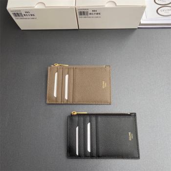 Celine思琳中文官网10J893 ESSENTIALS拉链短款卡包