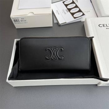 Celine思琳中国官网10K513 TRIOMPHE 长款拉链钱包