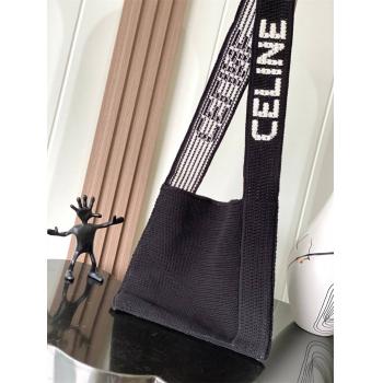 Celine思琳正品官网2AD817钩针编织棉质手袋斜挎包