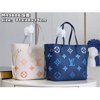 lv中国官网M46514/M46516 NEVERFULL 中号渐变购物袋M45686