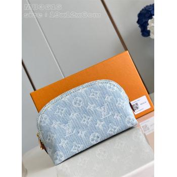 lv批发M83616 POCHETTE COSMETIQUE 牛仔布小号化妆包
