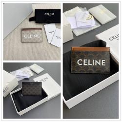 Celine思琳中国官网10B702标志印花卡包卡片夹
