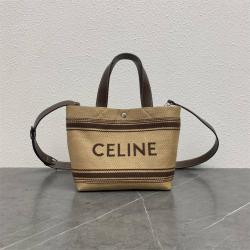 Celine思琳官网男包116992 编织托特包购物袋