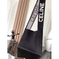 Celine思琳正品官网2AD817钩针编织棉质手袋斜挎包