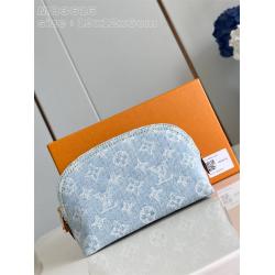 lv批发M83616 POCHETTE COSMETIQUE 牛仔布小号化妆包