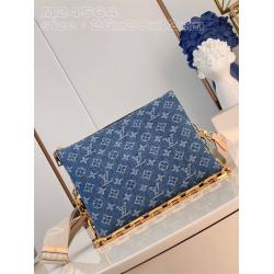 lv北京专柜M24564 COUSSIN 牛仔布小号手袋