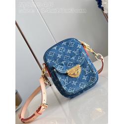 lv专柜地址M82948 FAIRFAX POCHETTE 牛仔布斜挎包