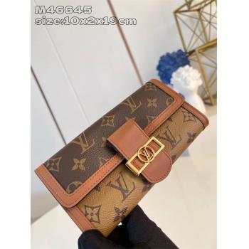 lv货源M46645 SARAH Dauphine达芙妮长款钱包