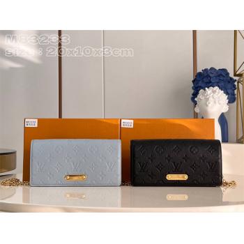 lv包包官网M83233 Wallet On Chain Lily 链条包