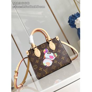 M13668村上隆联名 LV x TM ONTHEGO BB 托特包