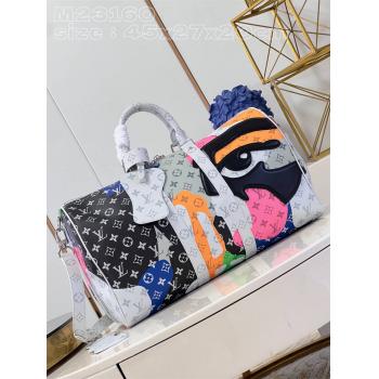 lv官方M23160 KEEPALL BANDOULIÈRE 45 旅行袋